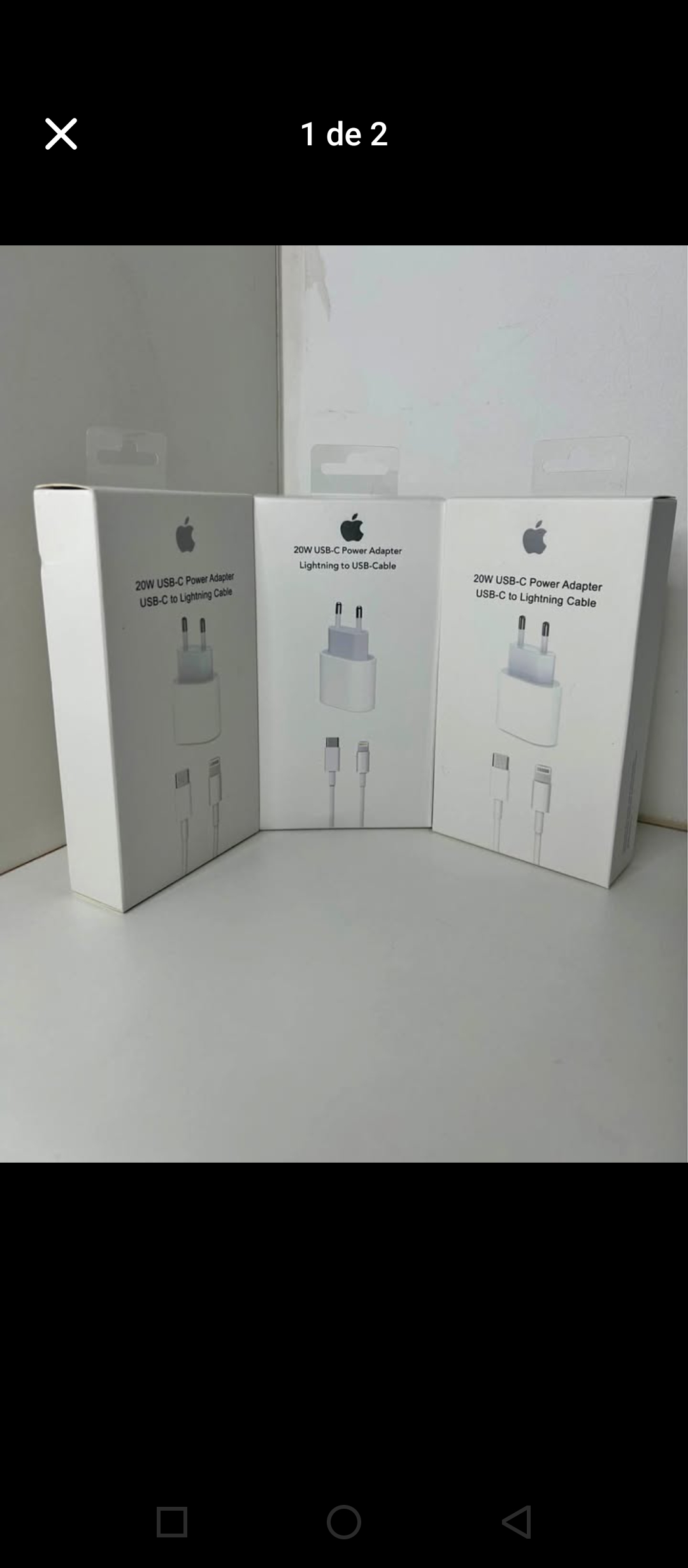 Carregador iPhone lightning